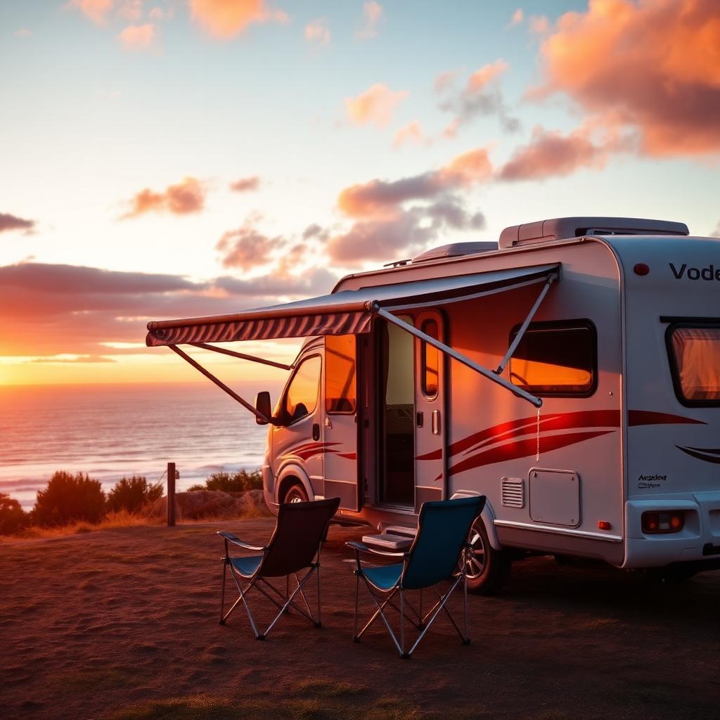 A caravan, and the open road